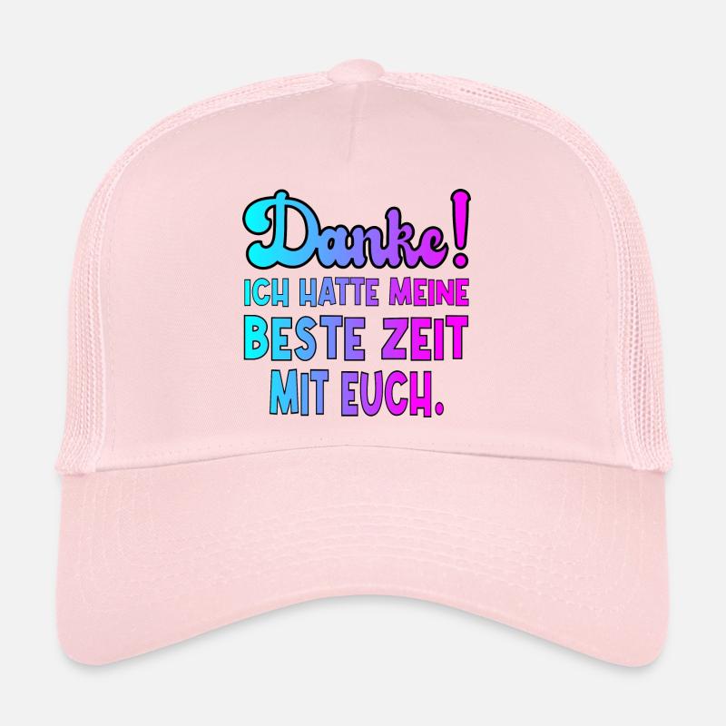 ABSCHIEDSGESCHENKE DANKESCHÖN - BESTE ZEIT Trucker Cap