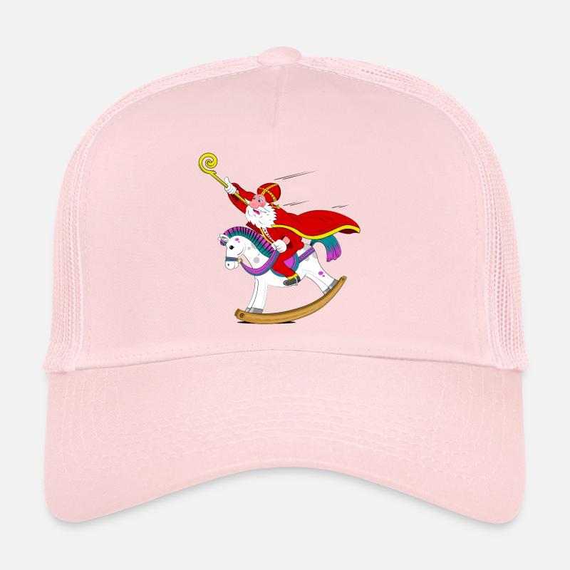 Sinterklaas sur cheval à bascule Casquette trucker 