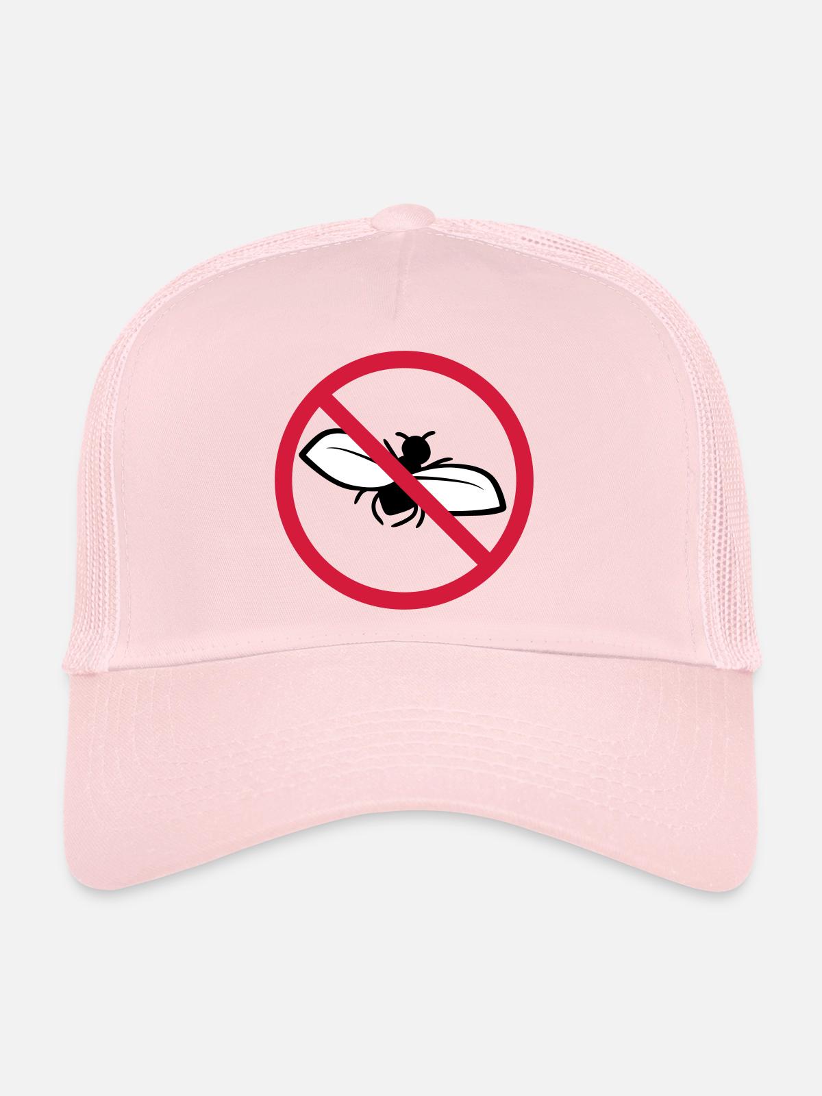 Fly Forbidden Shield - Trucker Cap - pale pink - Front