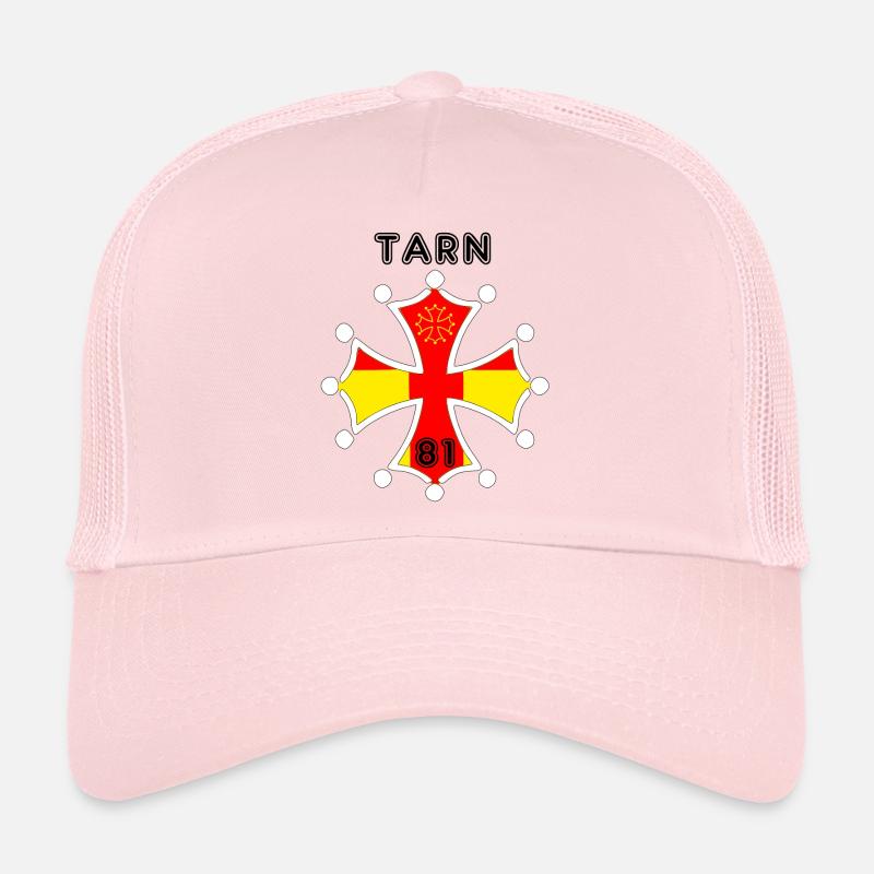 Tarn - Casquette trucker  - rose pâle