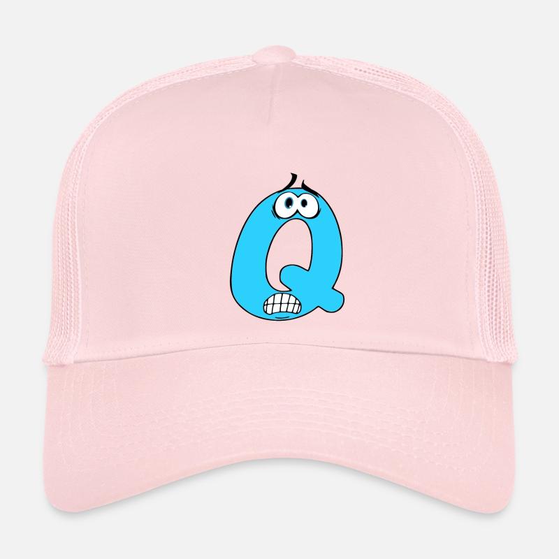 Q - Casquette trucker - rose pâle