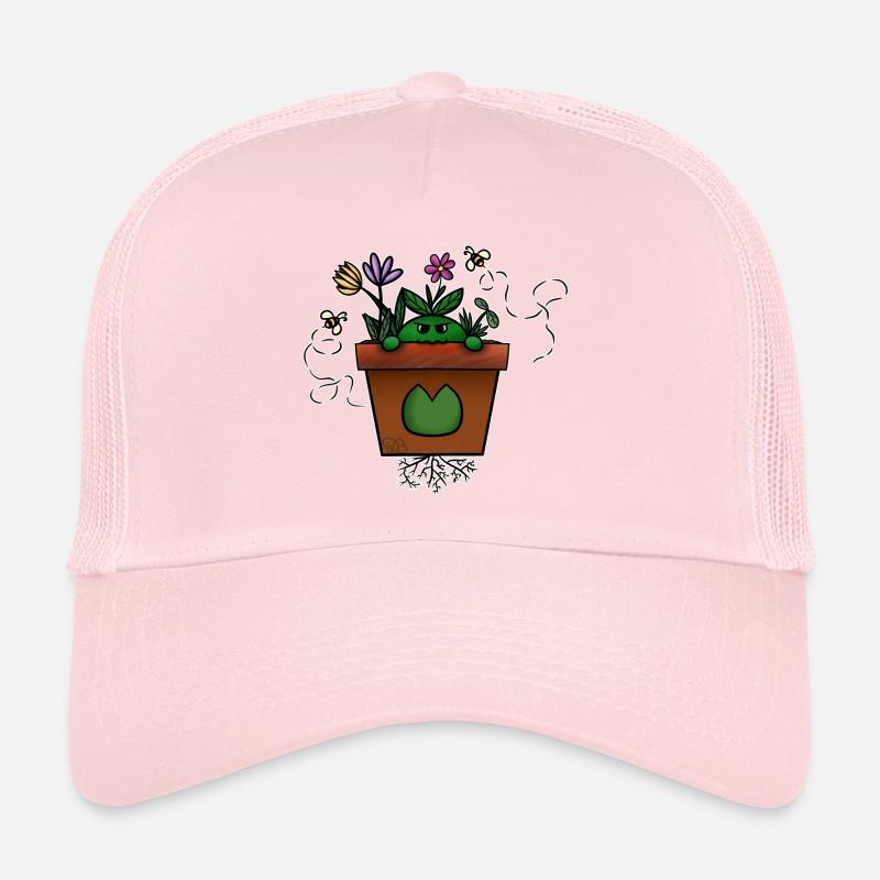 Pot2Pousse ! Par Pousse2Bambou ! - Trucker Cap - pale pink
