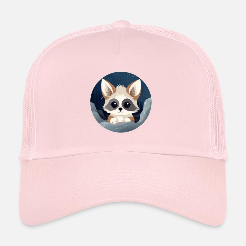 Renard nocturne de l’espace Casquette trucker 