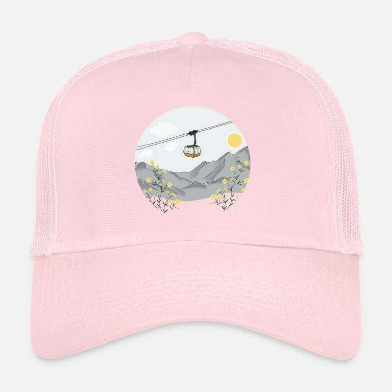 Montée en gondole - téléphérique Casquette trucker 