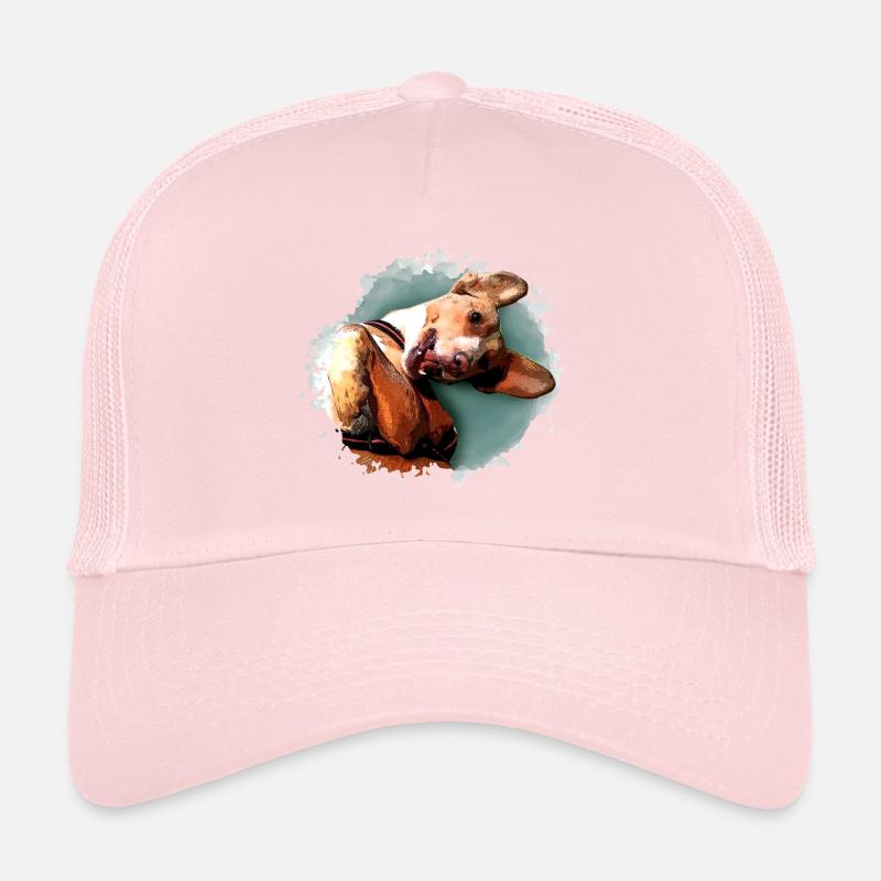 Drôle de chien chasse chien kaki - Conception à l’aquarelle Casquette trucker 