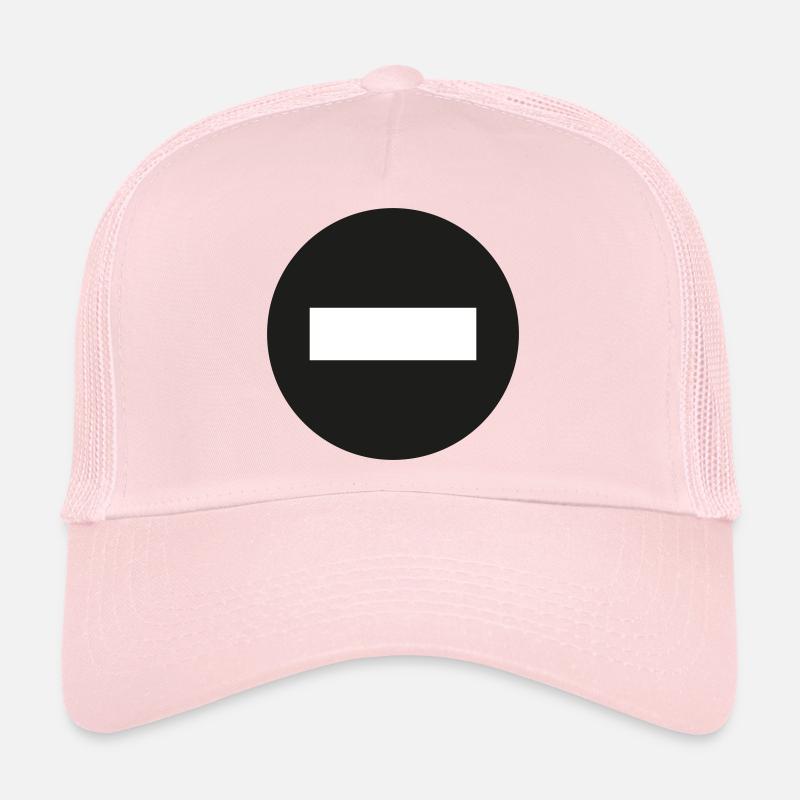 Minus Symbol - Trucker Cap - Hellrosa