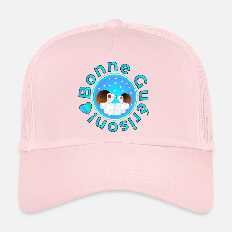 Bonne Guérison Bon rétablissement Couples de héris Casquette trucker 