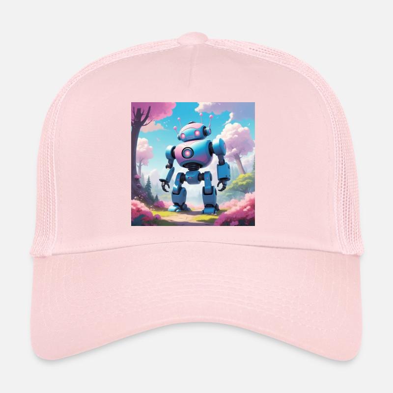 Robot sur la planète de rêve Casquette trucker 