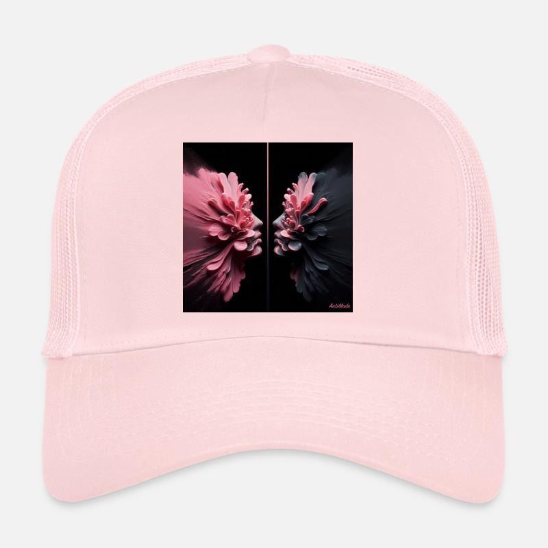Staub-Flächen - Trucker Cap - Hellrosa
