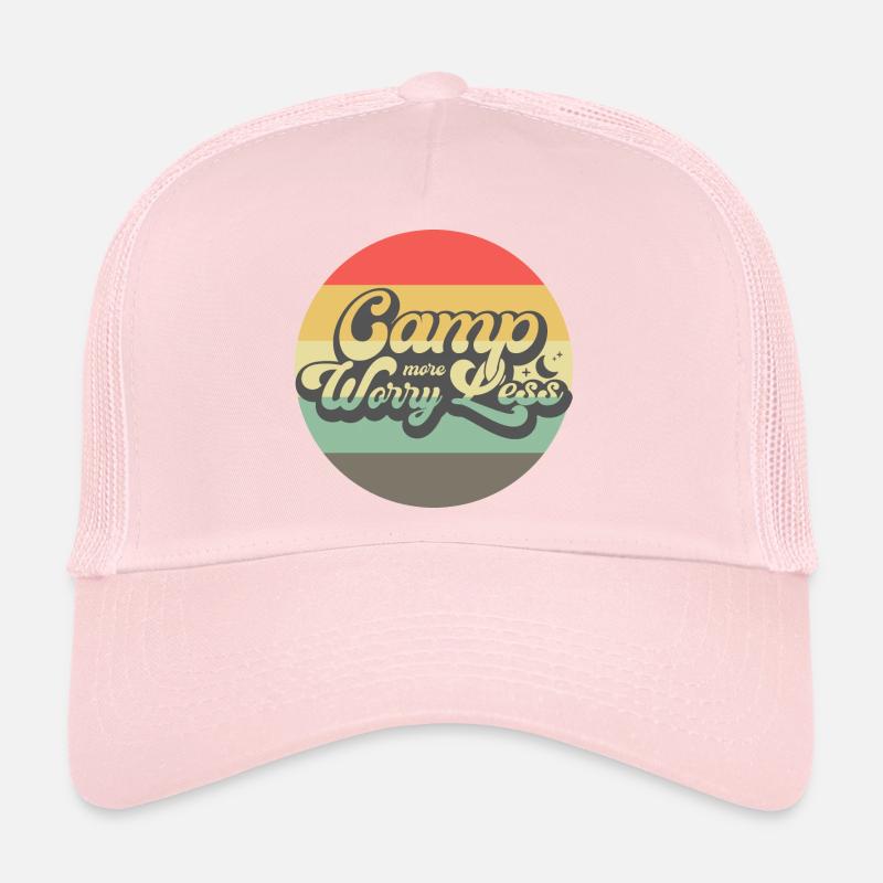 Camp more Vintage - Trucker Cap - Hellrosa
