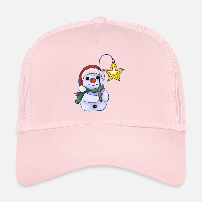 Schneemann mit Stern Trucker Cap