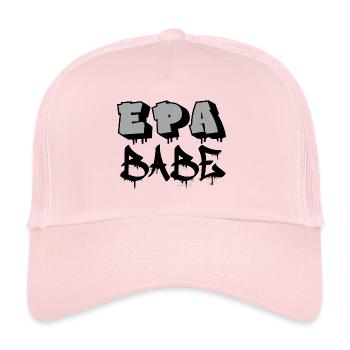 Bébé EPA - Casquette trucker  - rose pâle - Devant