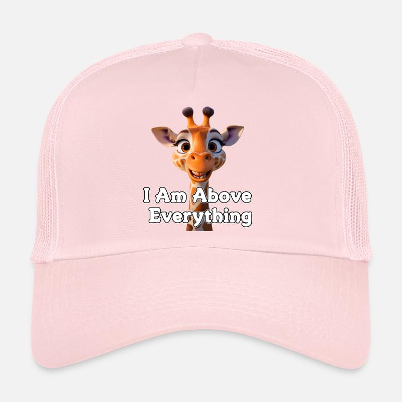 Giraffe mit Motivationsbotschaft Trucker Cap