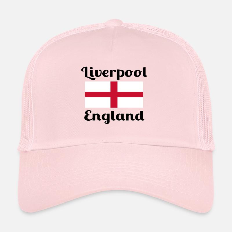 Liverpool, Angleterre - Imprimés élégants Casquette trucker 
