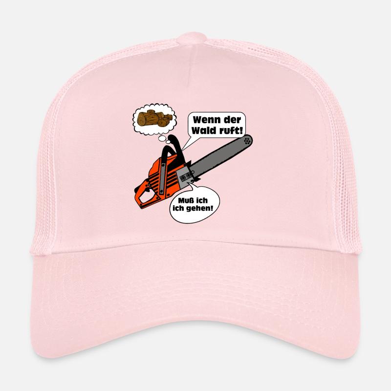 Tronçonneuse , Bois de chauffage , Old School , Cheminée , (25) Casquette trucker 