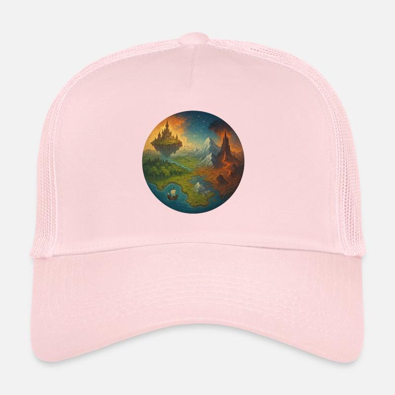 Azeroth - Trucker Cap - pale pink