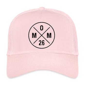 Mom 26 Grunge Baby Muttertag - Mama 2026 Geschenk - Trucker Cap - Hellrosa - Vorne