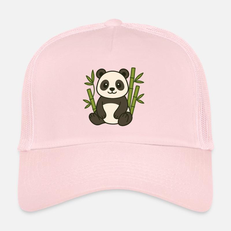 Panda in the bamboo forest Trucker Cap
