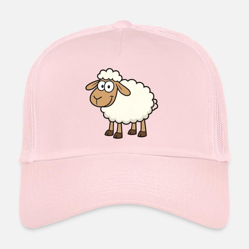 Conception de mouton mignon pour les enfants Casquette trucker 