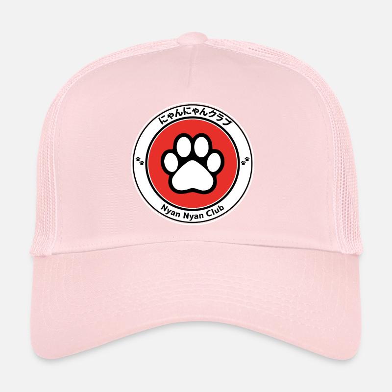Conception de logo Nyan patte de chat mignon Casquette trucker 