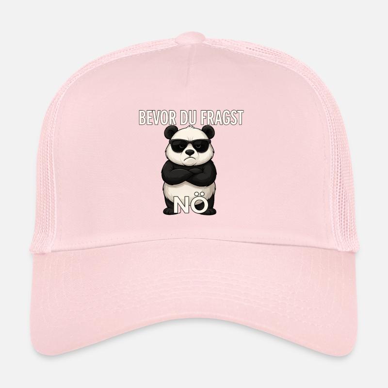 Avant de demander : Nope - T-shirt Panda drôle Casquette trucker 