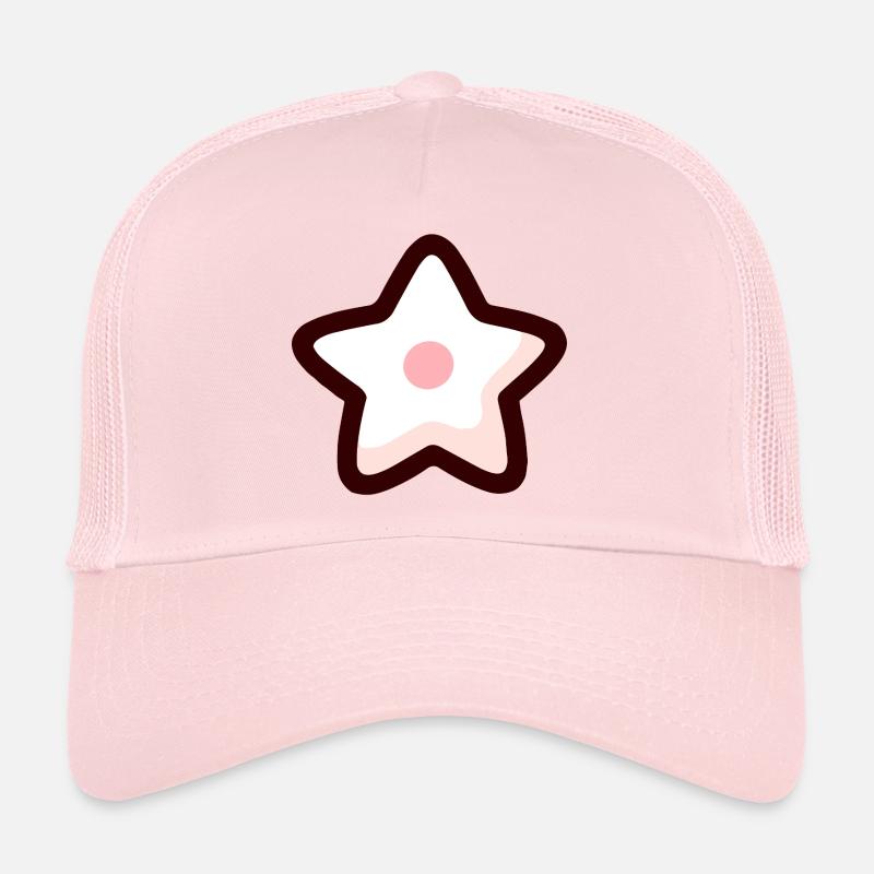 Minimalist Star with Pink Center Trucker Cap