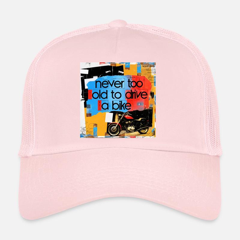 Devise de vie avec l’art de la moto Casquette trucker 