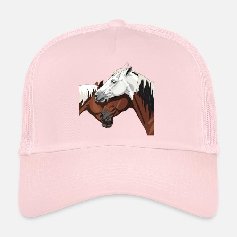 Elegante Pferdeimpression Trucker Cap