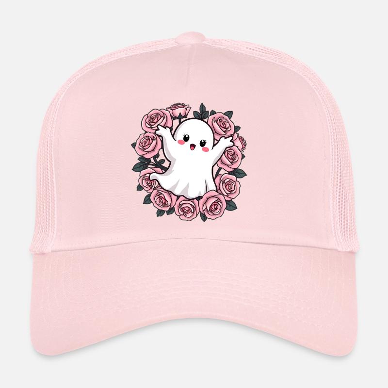 Gespenst mit Rosen Trucker Cap