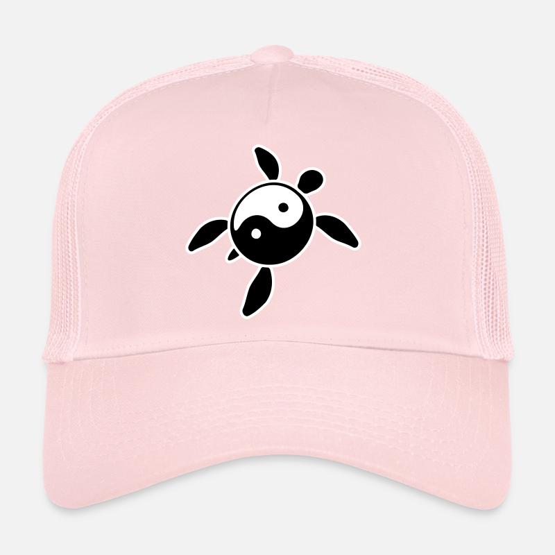 Schildkröten Panzer Yin Yang Symbol Gleichgewicht Trucker Cap