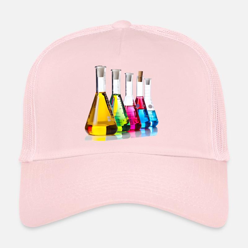 Illustration colorée d’évaluation de laboratoire Casquette trucker 