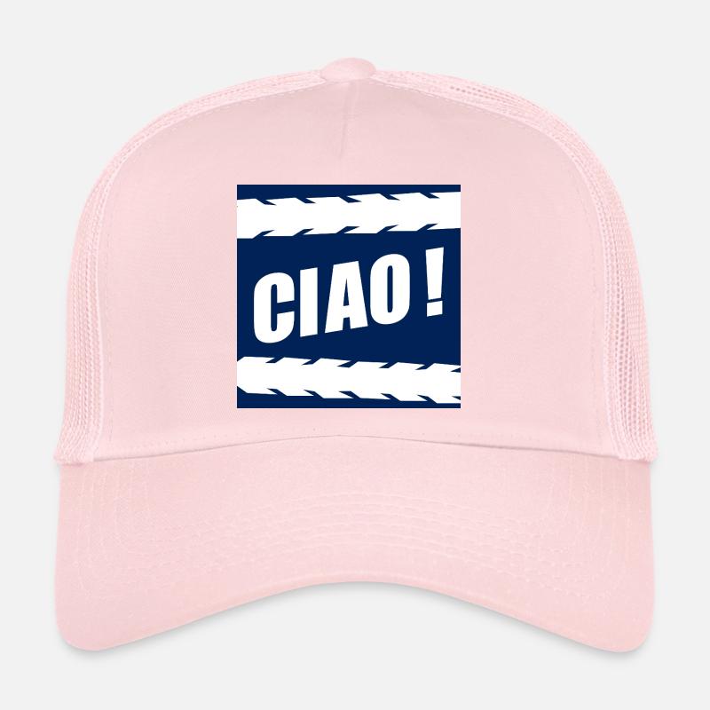 HELLO Goodbye Cyclist Job Change Trucker Cap