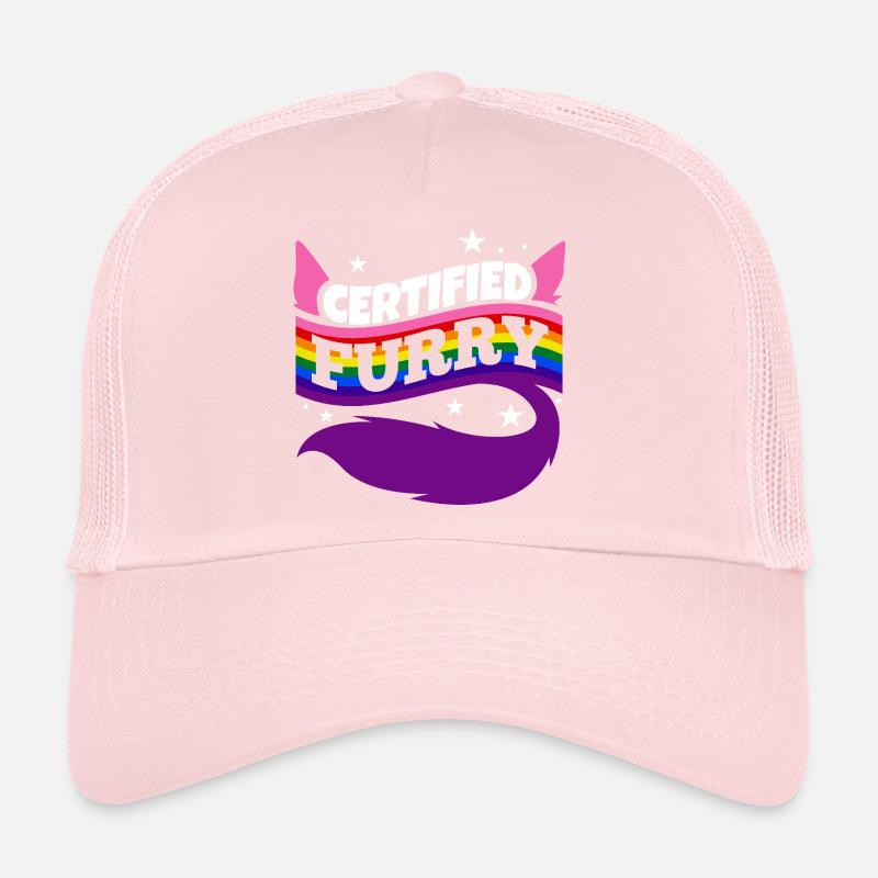 Fourrure certifiée Casquette trucker 