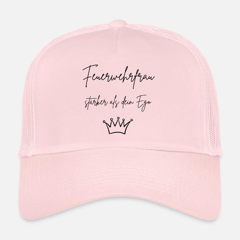 Firefighter: stronger than your ego Trucker Cap