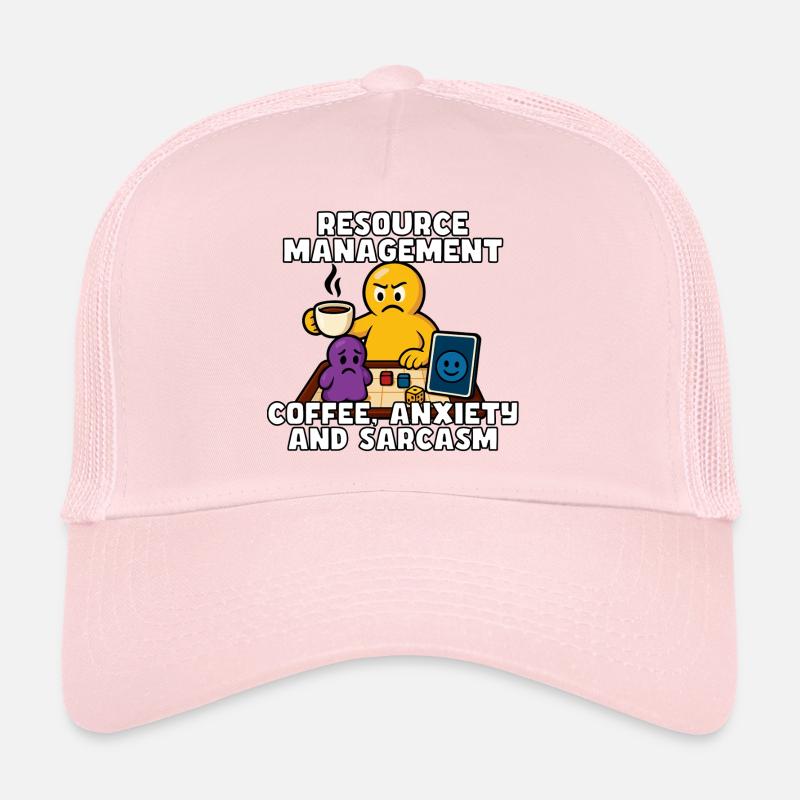 Resource Management: Coffee & Anxiety Trucker Cap