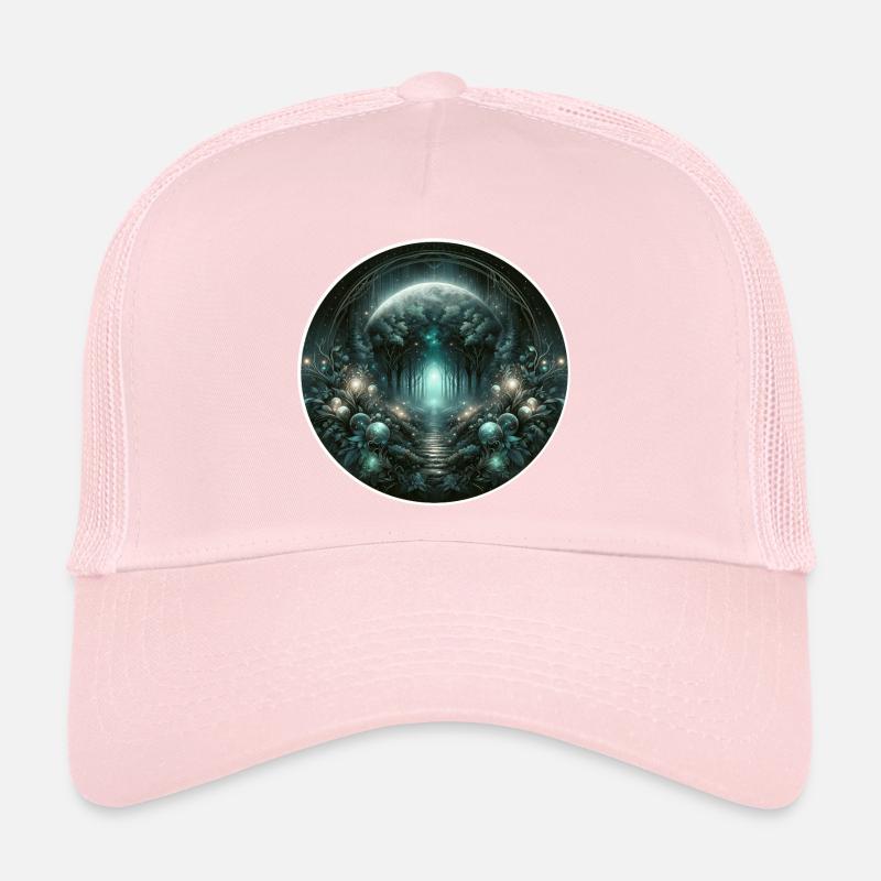 Circular Lunar Forest Trucker Cap