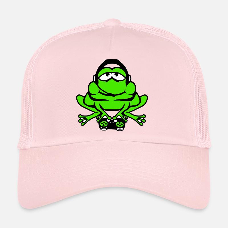 Frog Gamer Nerd Gaming Controller Console Game Casquette trucker 