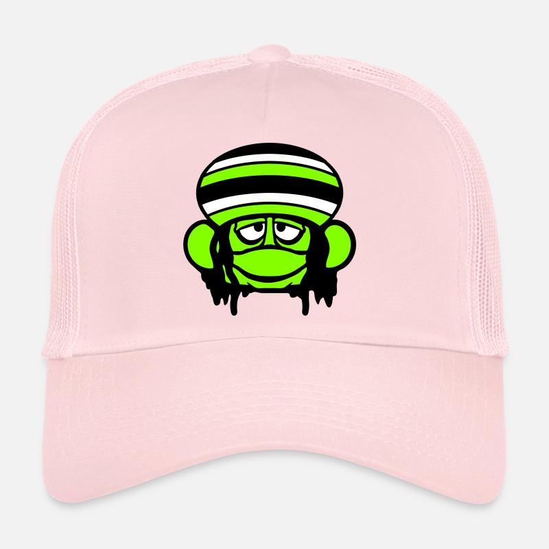 Frog Reggae Music Rasta Hair Hat Jamaica Fun Trucker Cap