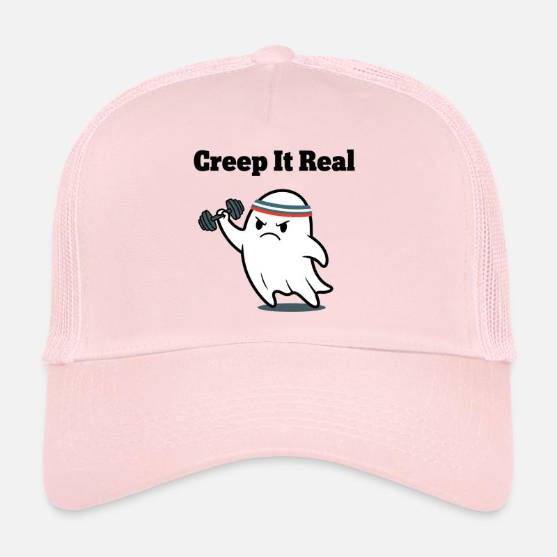 Creep It Real Ghost Workout Trucker Cap