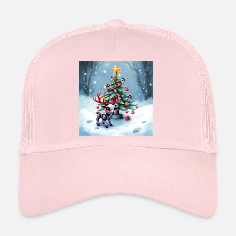 Renne robot de Noël Casquette trucker 