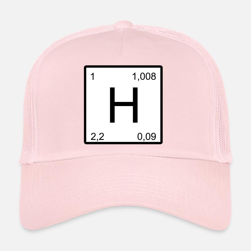 Hydrogen Symbol Design Trucker Cap