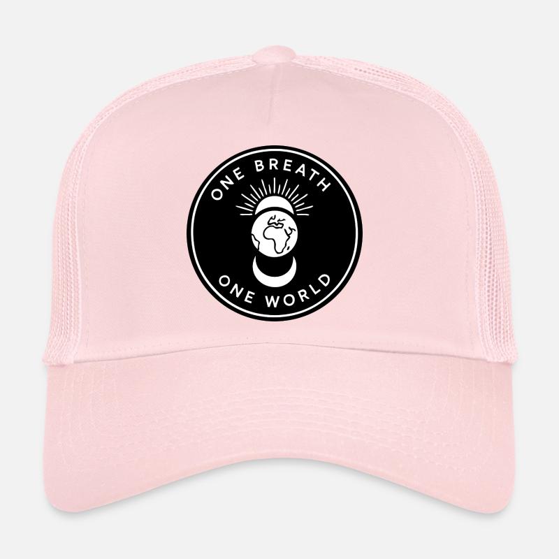 One Breath, One World – Mindfulness & Balance Trucker Cap