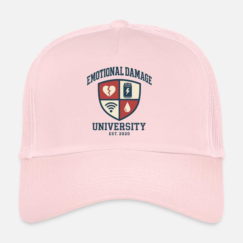 Dommages émotionnels à l’université Casquette trucker 