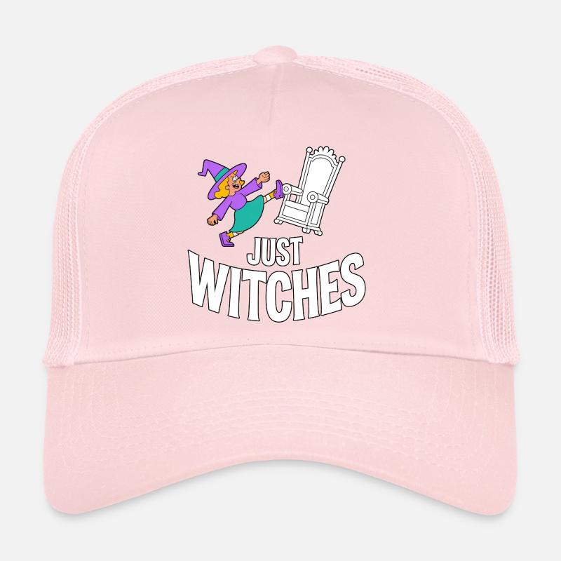 Just Witches Witches Power Halloween Trucker Cap