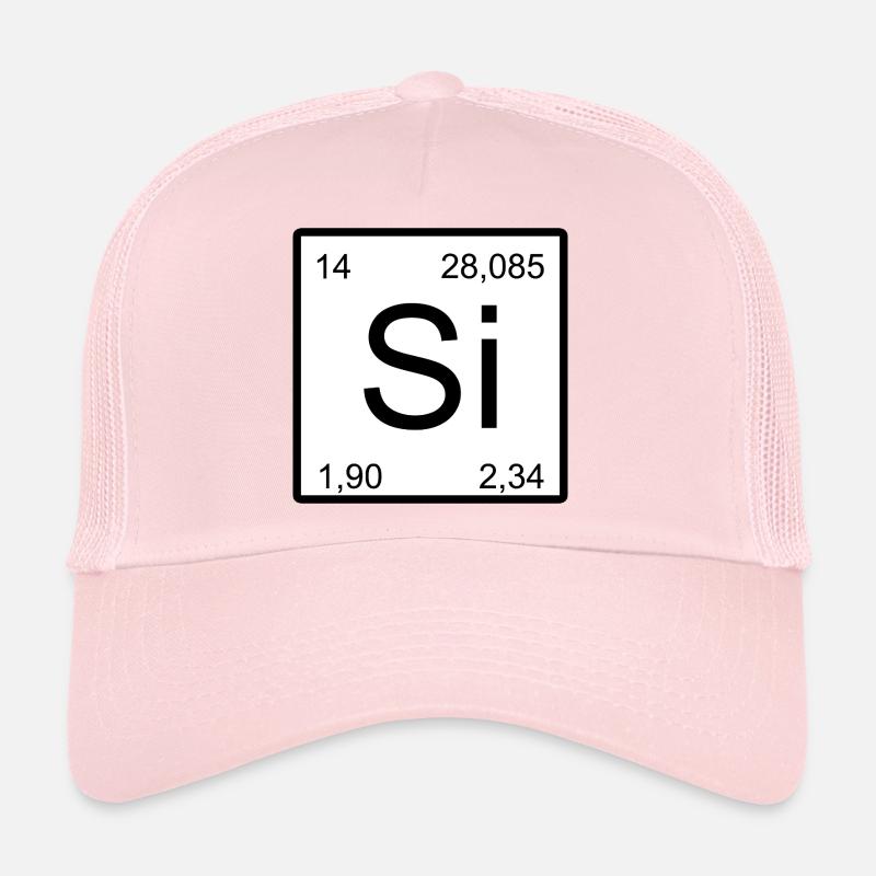 Si Silicon Symbole Art Casquette trucker 