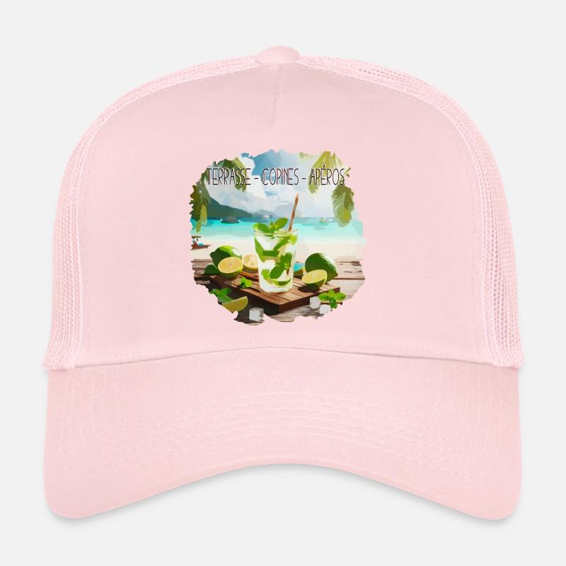 Tropical cocktail for terrace Trucker Cap