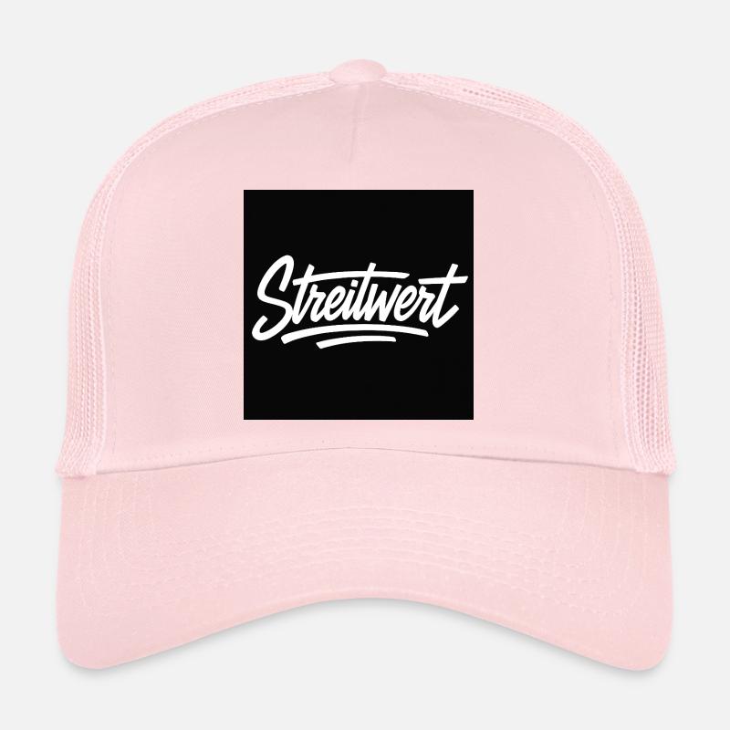 Disputed Script Logo Black Trucker Cap