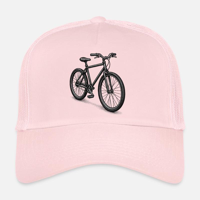 Silhouette de vélo rétro Casquette trucker 