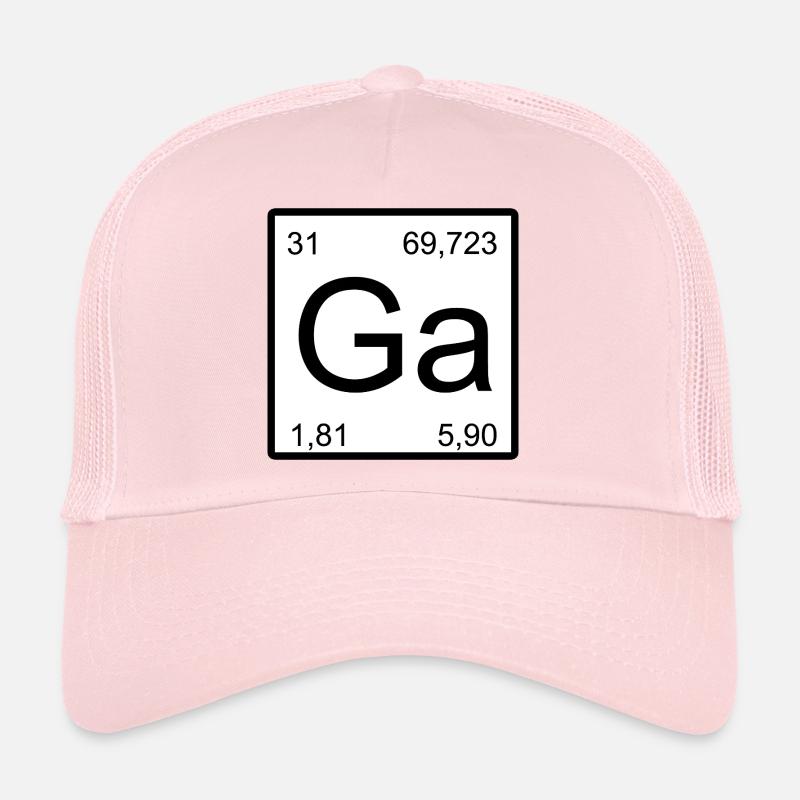 Gallium Symbol Periodic Table Trucker Cap