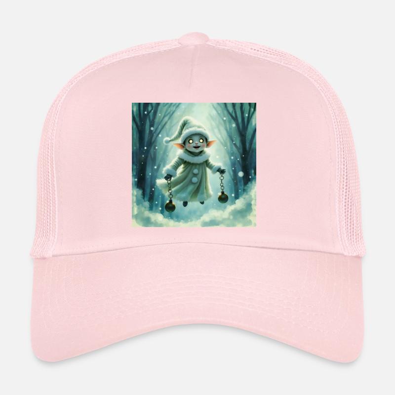 Winter Elf with Bells Trucker Cap